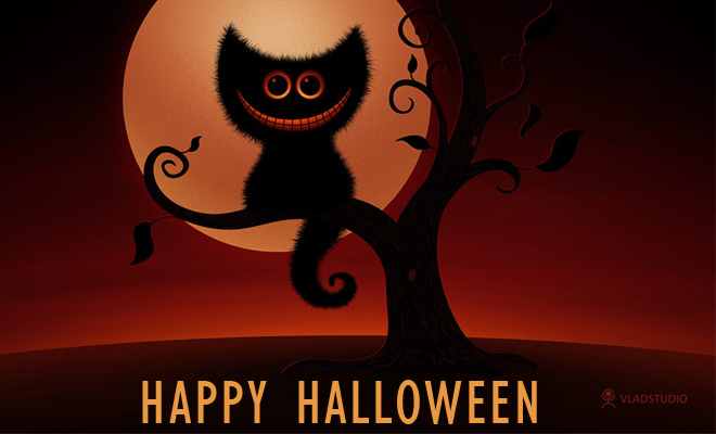 Happy Halloween 2011 - Greetings card collection and Background graphics